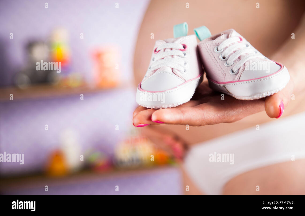 Woman pregnant baby shower hires stock photography and images