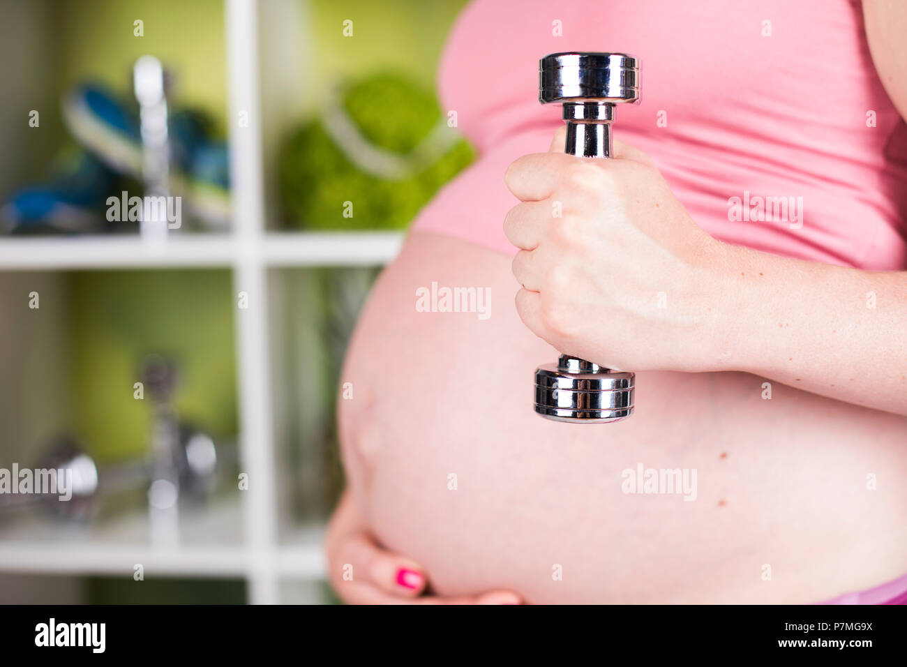 Pregnancy, sport, fitness, healthy lifestyle concept Stock Photo Alamy