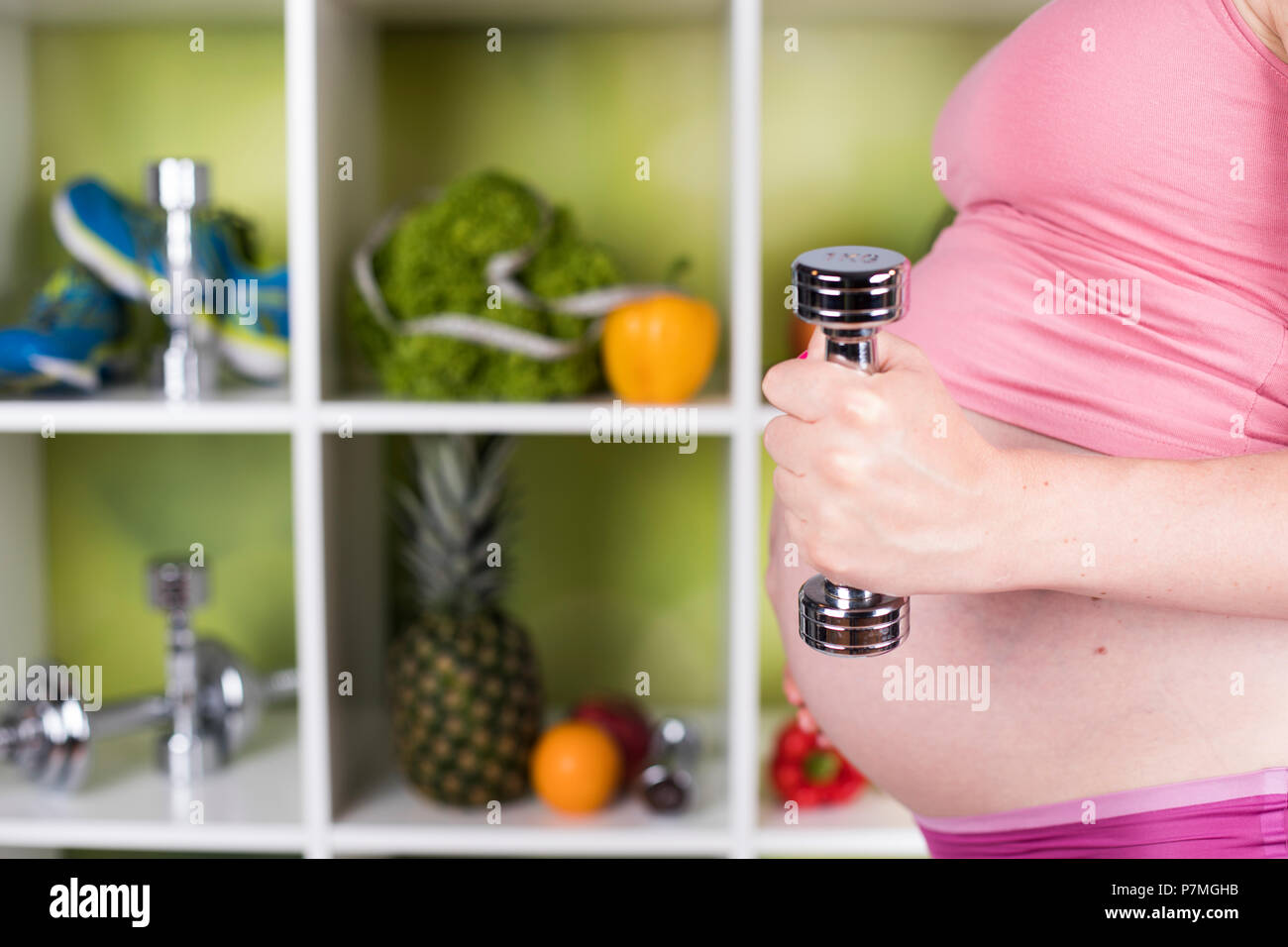 Image showcasing Fitness Pregnancy woman, healthy lifestyle concept Stock Photo - Alamy