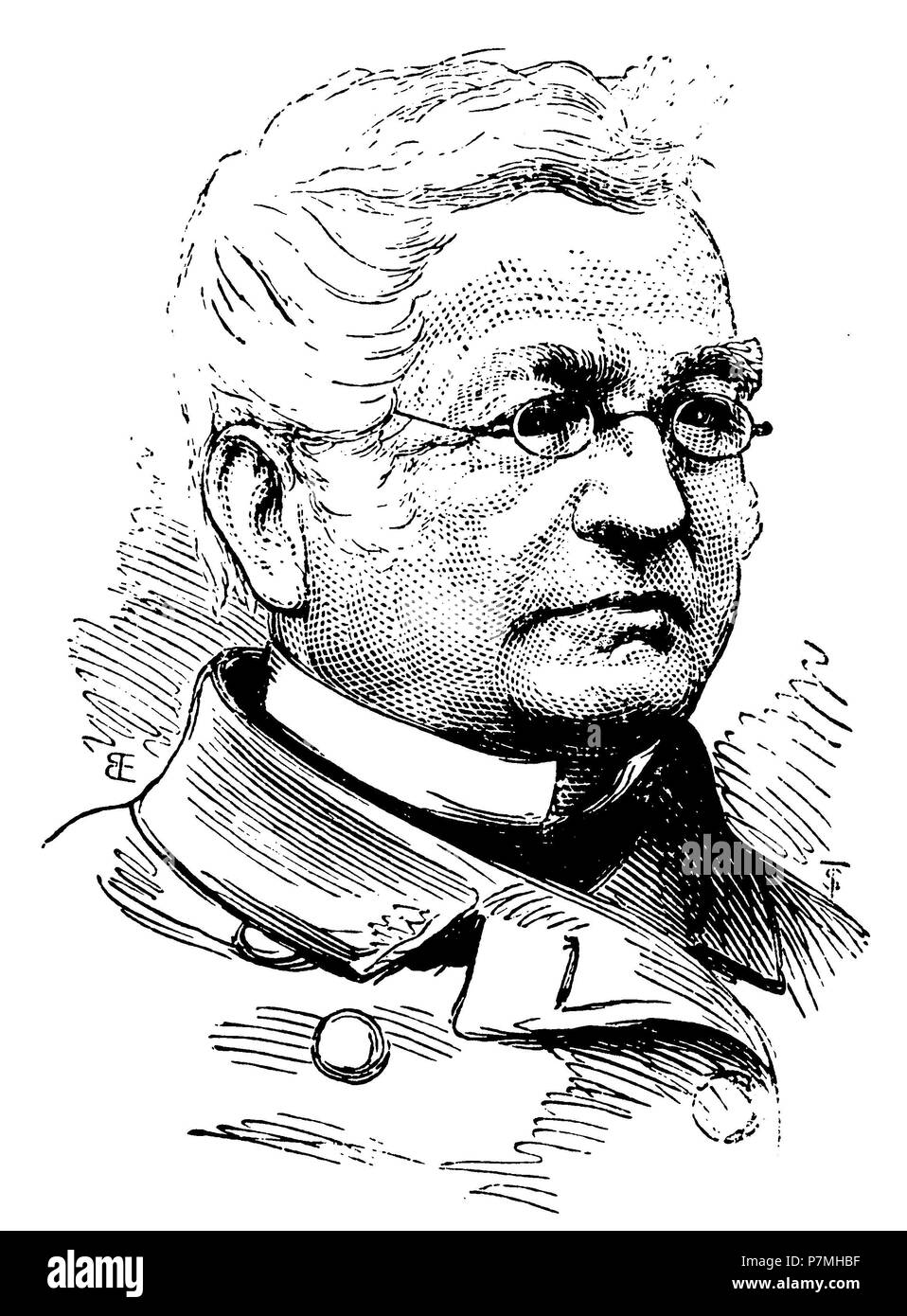 Thiers, Adolphe (born April 16, 1797,   1895 Stock Photo