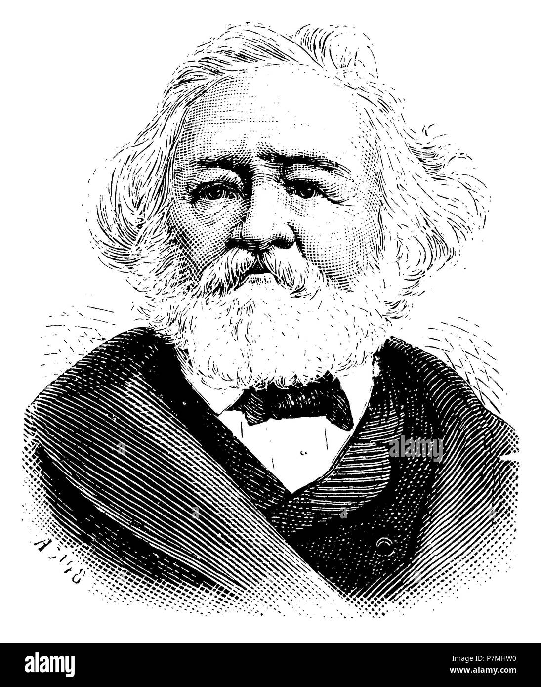 Leopold Ranke,   1895 Stock Photo