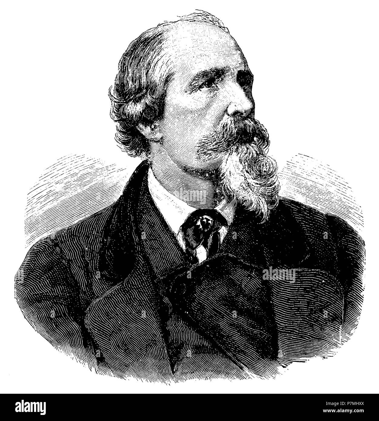 Emanuel Geibel,   1895 Stock Photo