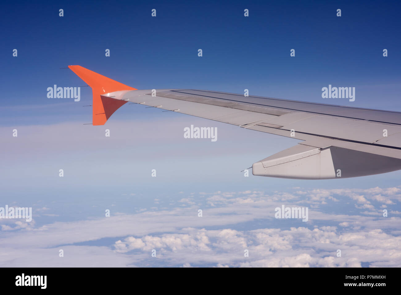 Airplane wing tip view hi-res stock photography and images - Alamy