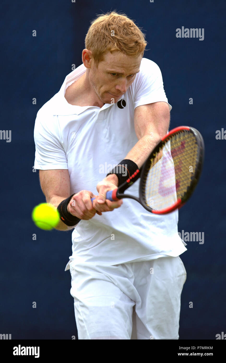 Edward Corrie, professional male tennis player from the United Kingdom. Stock Photo