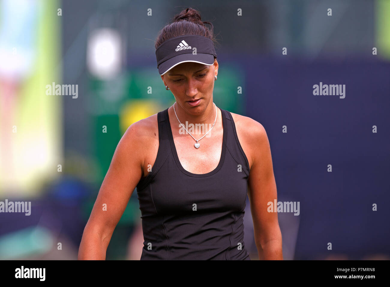 Aleksandrina Naydenova, professional tennis player from Bulgaria, in action  during a tournament in 2018 Stock Photo - Alamy
