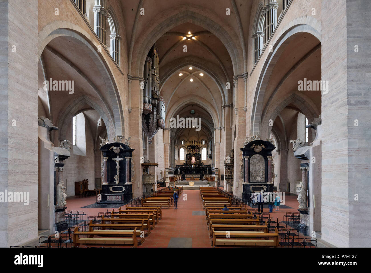 Germany, Rhineland-Palatinate (Rheinland-Pfalz), Mosel River Valley, Trier, St Peter cathedral listed as World Heritage by UNESCO Stock Photo