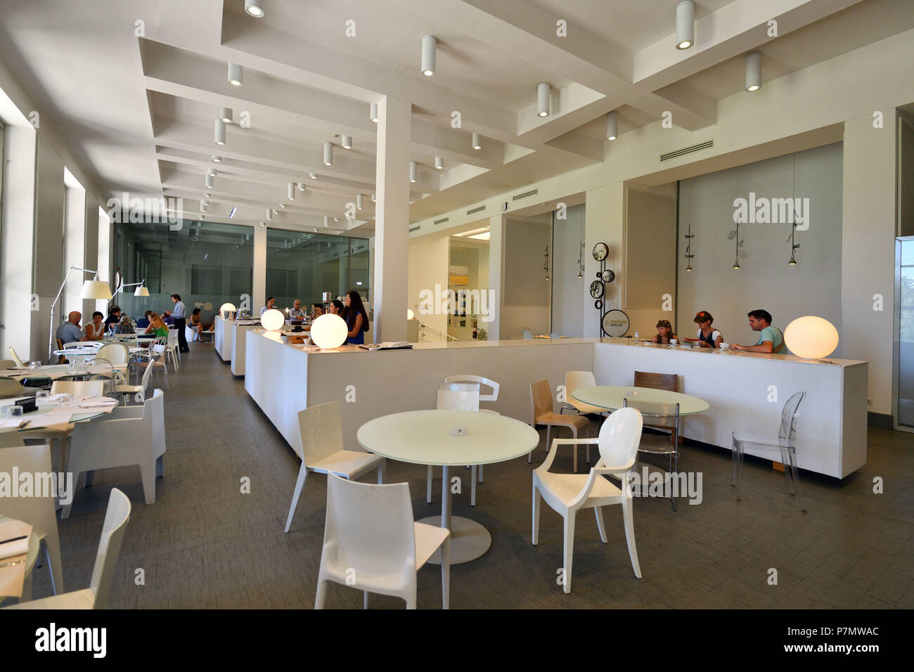 Italy, Lombardy, Milan, Triennale Design Museum, near Sempione Park, built in 1933 by architect Giovanni Muzio, hosts contemporary art exhibitions Stock Photo