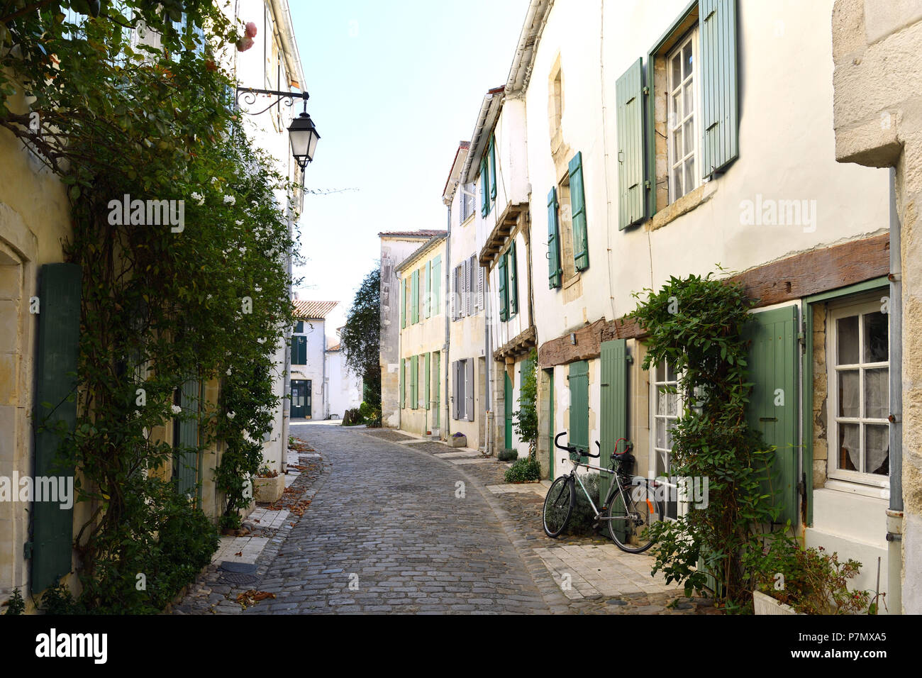 France, Charente Maritime, Ile de Re, St Martin de Re Stock Photo