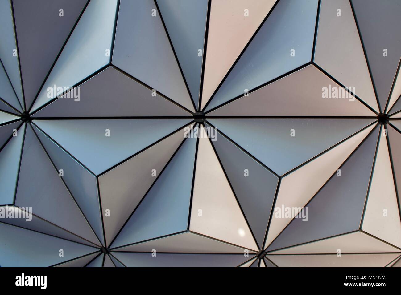 Disney Epcot Spaceship Graphic Stock Photo