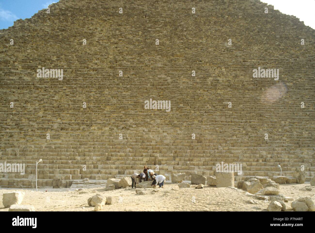 La Pirámide de Keops sirvió como tumba para el faraón Jufu, conocido también por su nombre en