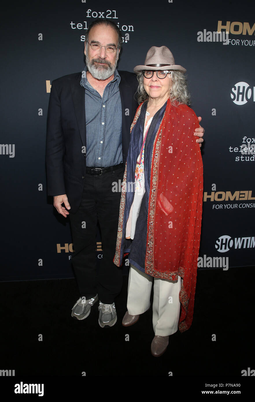 FYC Event For Showtime's 'Homeland'  Featuring: Mandy Patinkin, Kathryn Grody Where: Beverly Hills, California, United States When: 05 Jun 2018 Credit: FayesVision/WENN.com Stock Photo