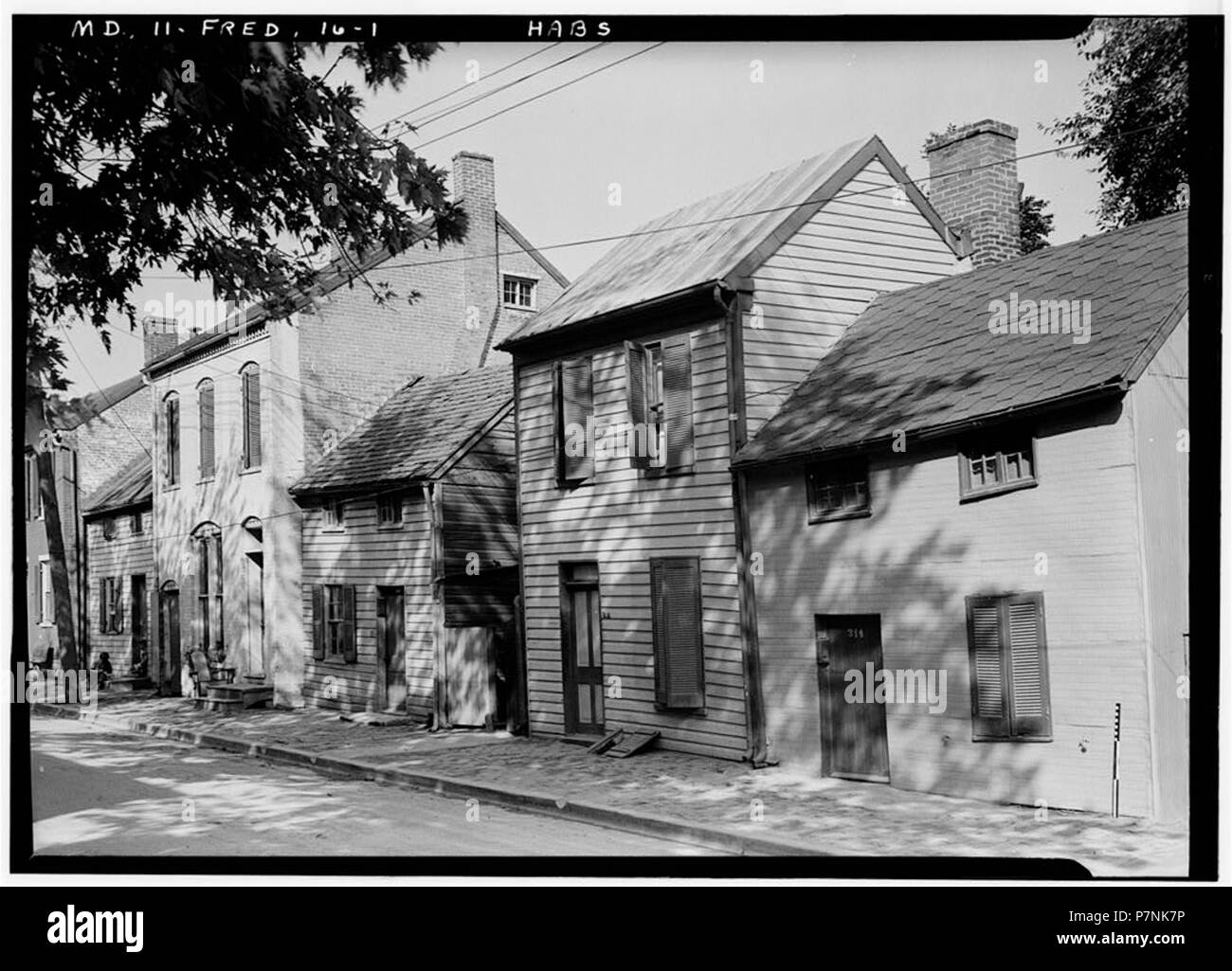 314322 Bentz Street (Houses), Frederick 081645pv Stock Photo Alamy