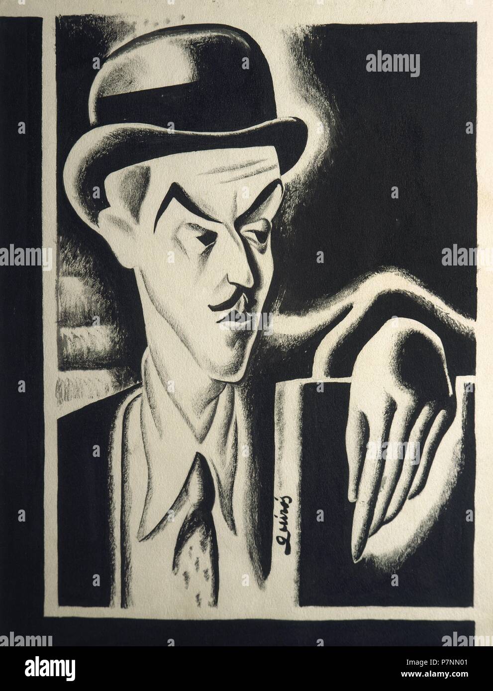 Antonio Quiros (19121984). Spanish painter. Selfportrait. Museum of