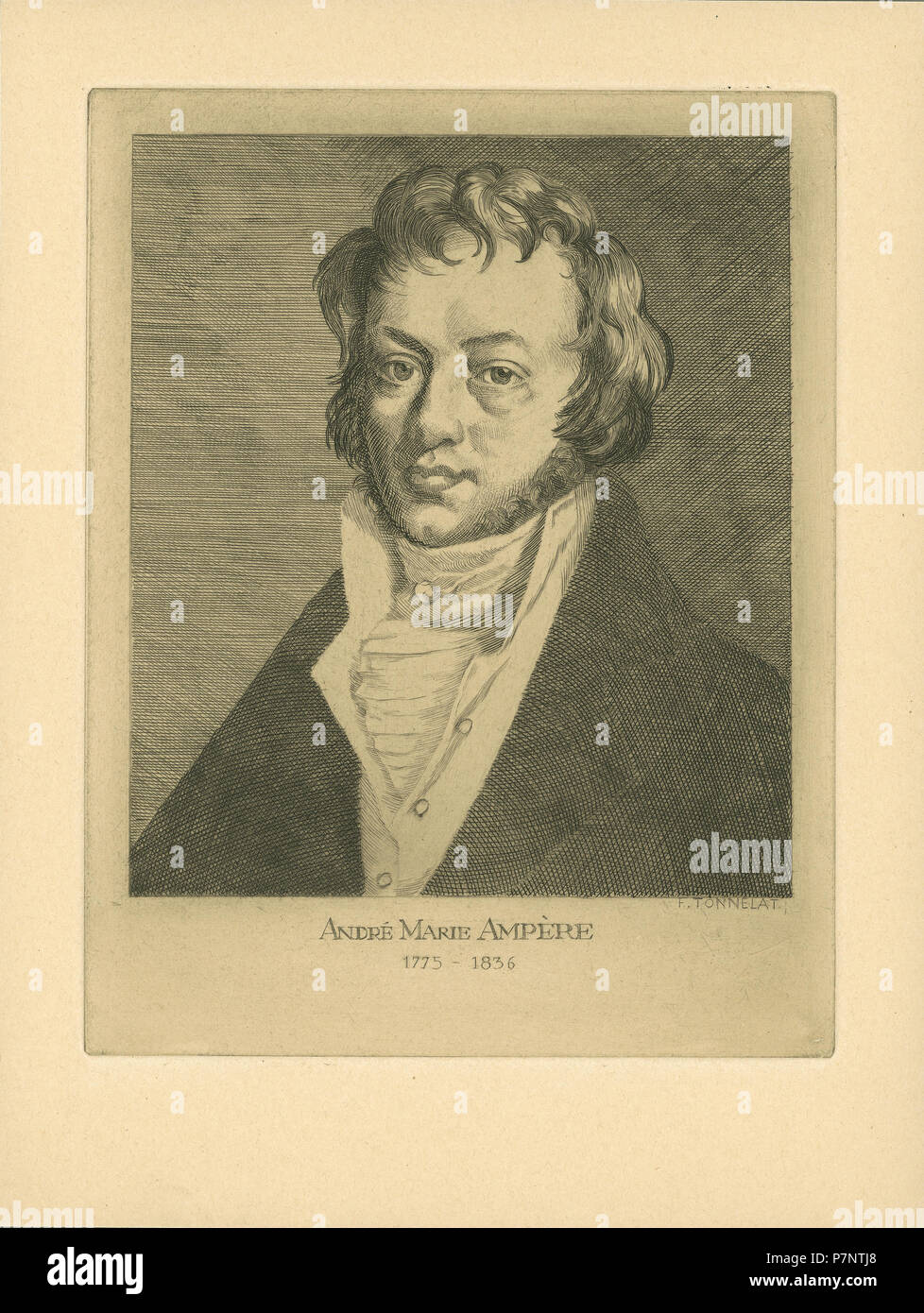 148 ETH-BIB-Ampère, André-Marie (1775-1836)-Portrait-Portr 00949 Stock Photo