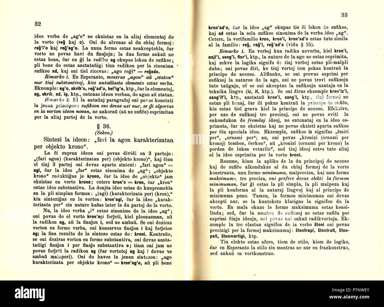 Fundamentaj Reguloj de la Vort-Teorio en Esperanto