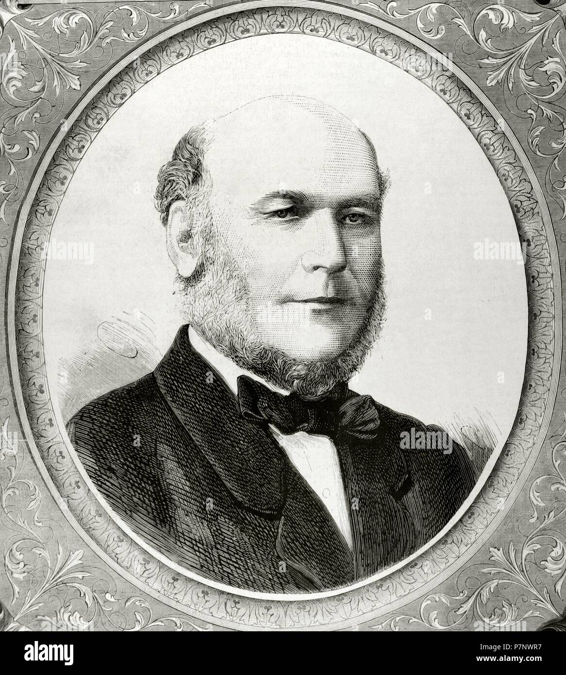 Jules Grevy (1807-1891). President of the French Third Republic. Portrait. Engraving. "La Ilustracion Espanola y Americana", 1879. Stock Photo