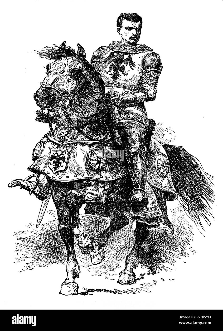 Bertrand du Guesclin, Stock Photo