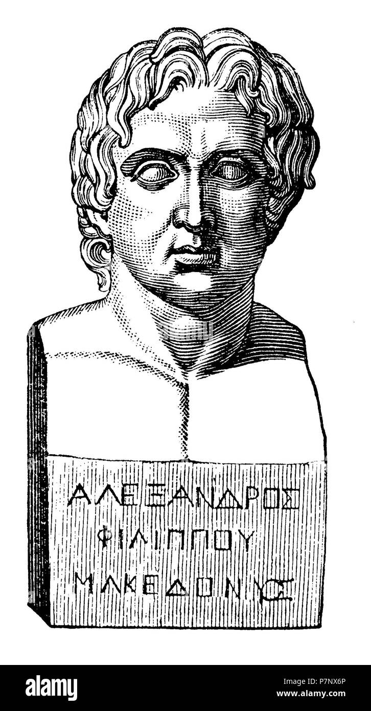 Alexander the Great,   1881 Stock Photo