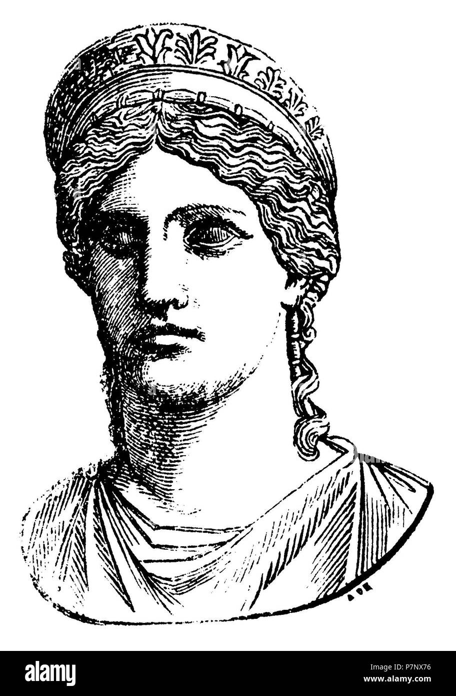 Juno Ludovisi,   1881 Stock Photo