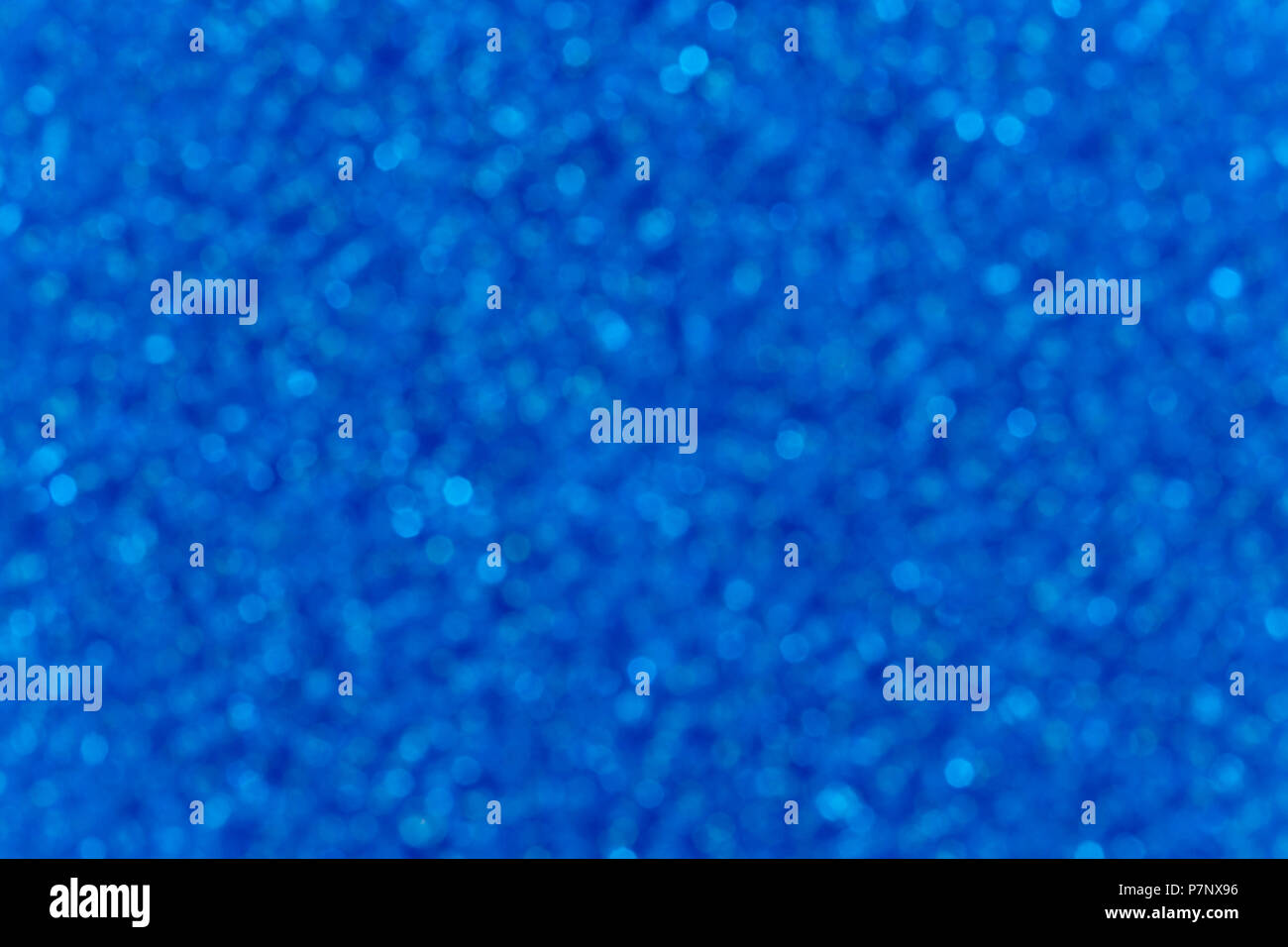 Blurred Lights on blue background Stock Photo