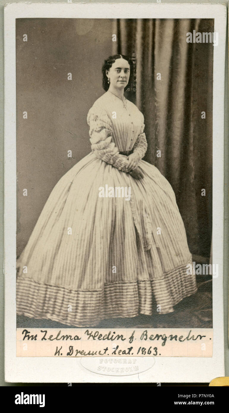 Zelma Hedin, Kungliga Dramatiska teatern 1863 408 Zelma Hedin, porträtt - SMV - H4 036 Stock Photo