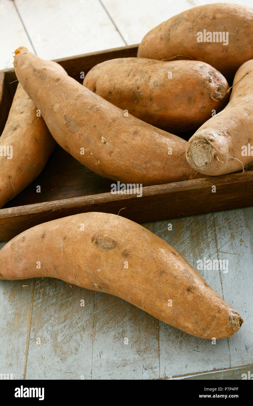preparing sweet potatoes Stock Photo - Alamy