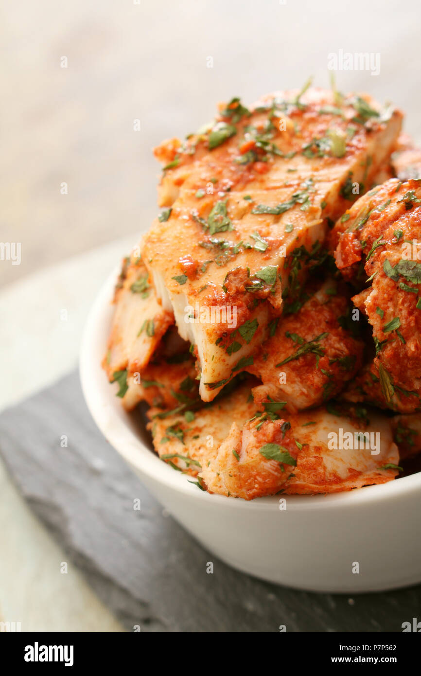chicken lime and coriander sandwich filling Stock Photo Alamy