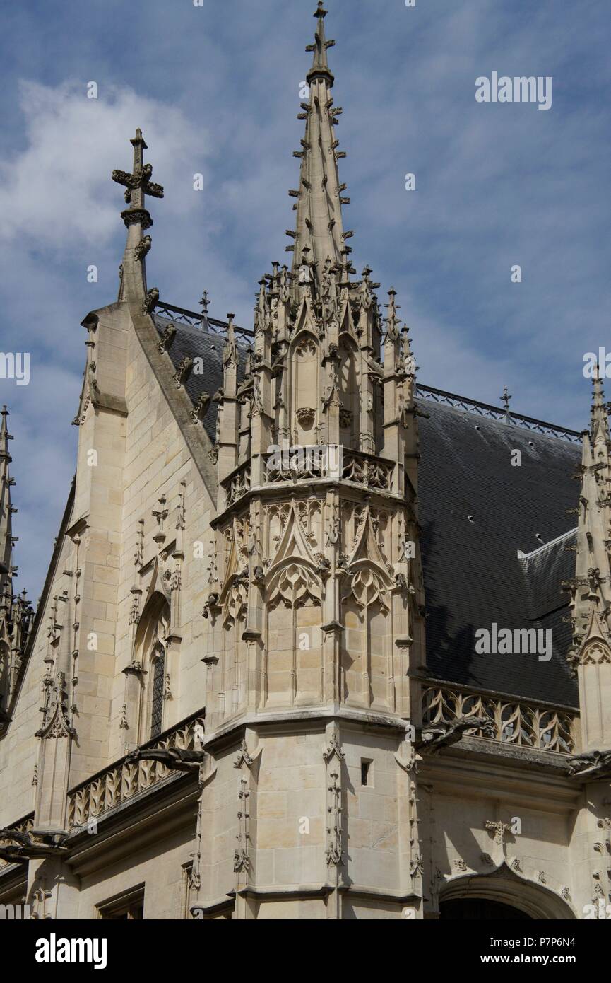 PALACIO DE JUSTICIA ROUEN, FRANCIA Stock Photo Alamy