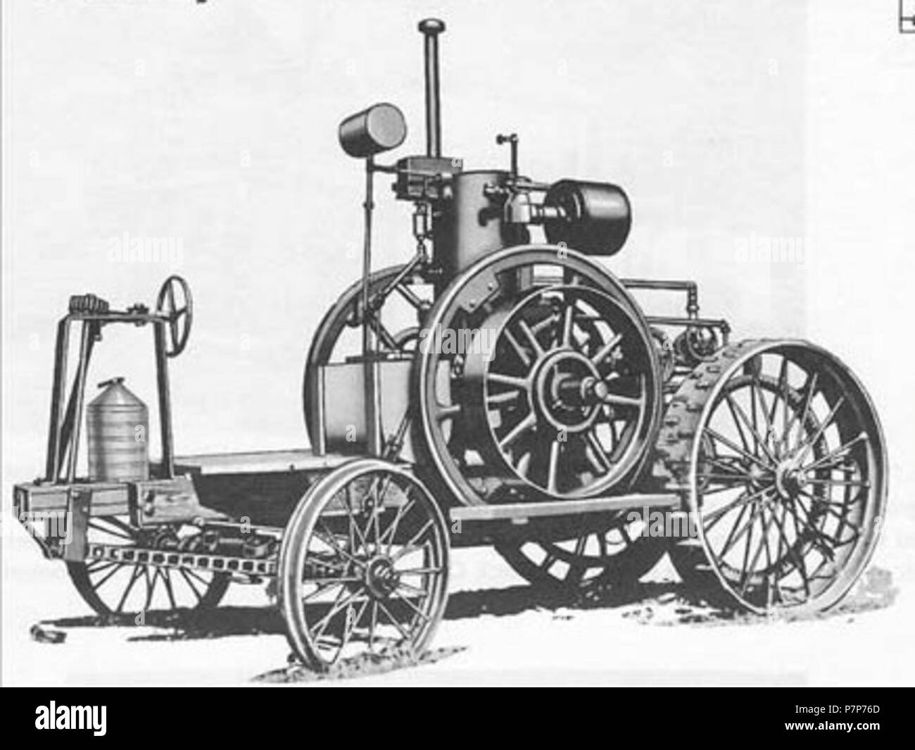 Francais Dessin Du Tracteur Froelich Le Premier Tracteur Agricole Concu Par John Froelich En 12 Between Circa 10 And Circa 1900 165 Froelich Tractor Stock Photo Alamy