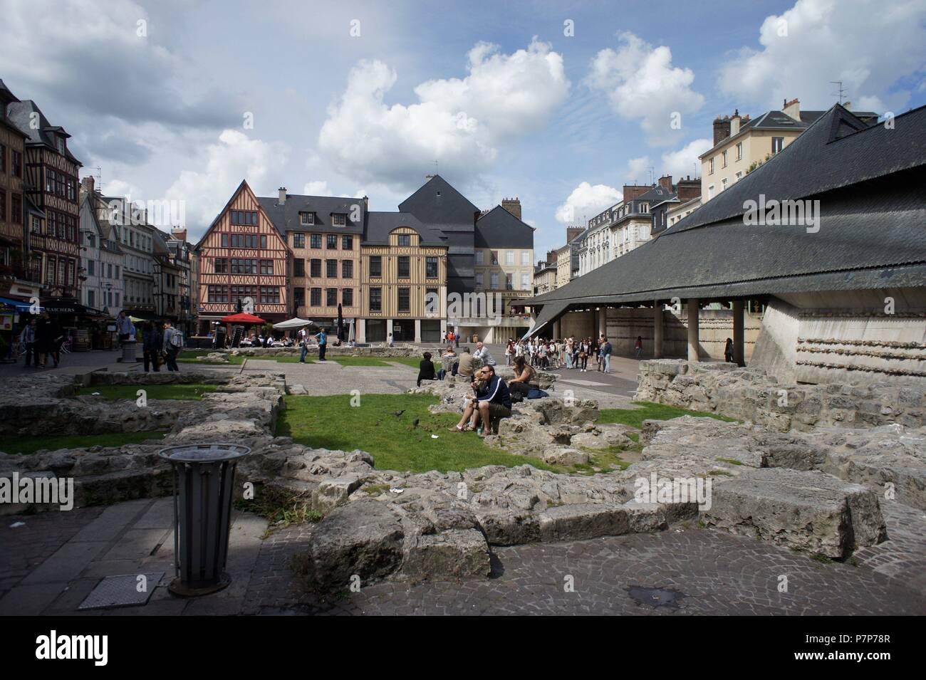 IGLESIA JUANA DE ARCO ROUEN, FRANCIA Stock Photo - Alamy