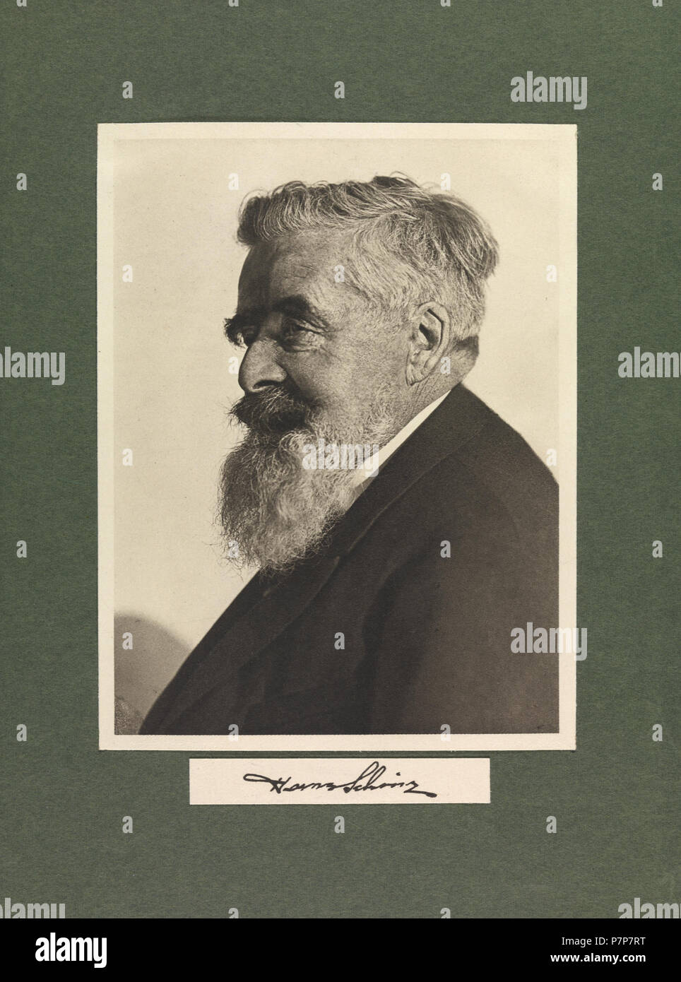150 ETH-BIB-Schinz, Hans (1858-1941)-Portrait-Portr 06683 Stock Photo