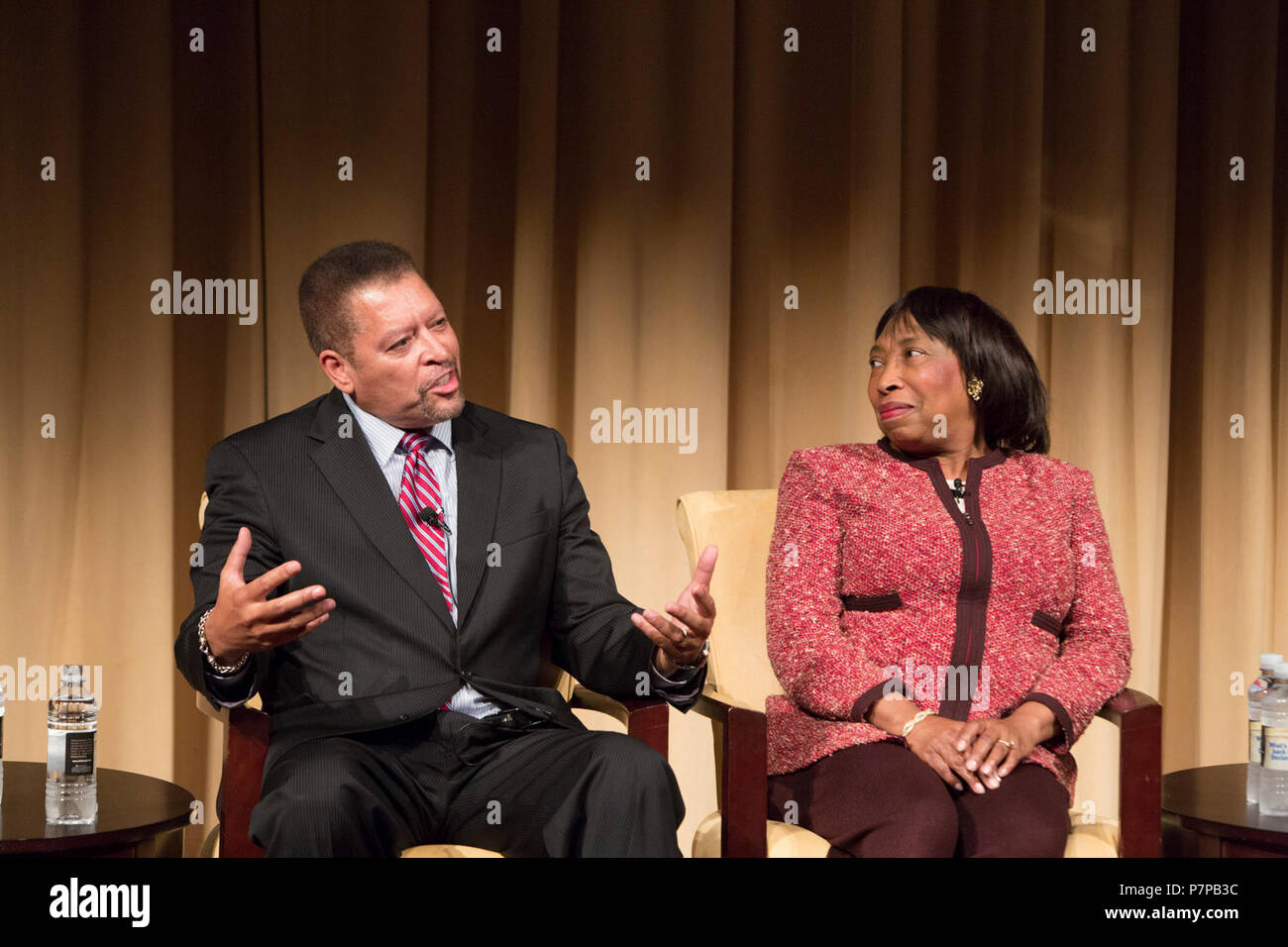 3W1A9290 (24790297943). 13th Amendment at the 150 emancipation. americas  second founding; Judge james wynn, (left), Judge Bernice Donald,(right  Stock Photo - Alamy
