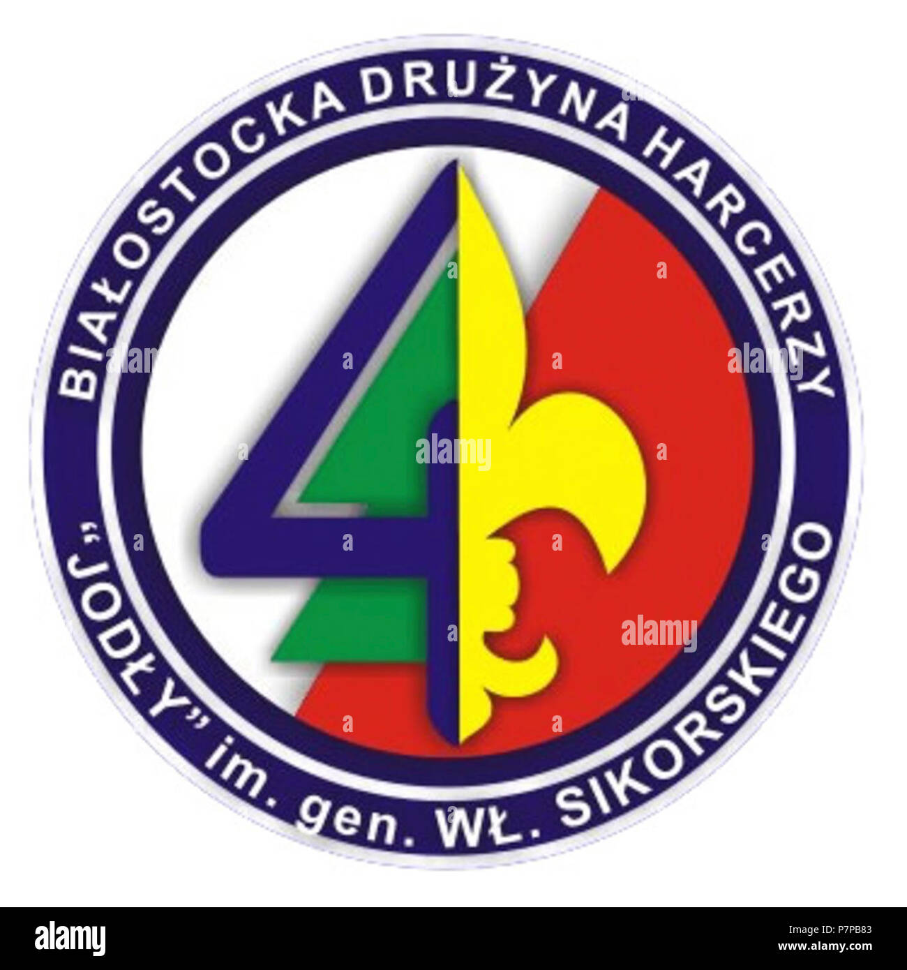 4 Białostocka Drużyna Harcerzy ‘Jodły‘. Stock Photo