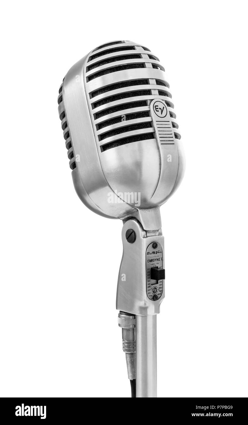 Electro-Voice 726 microphone Stock Photo