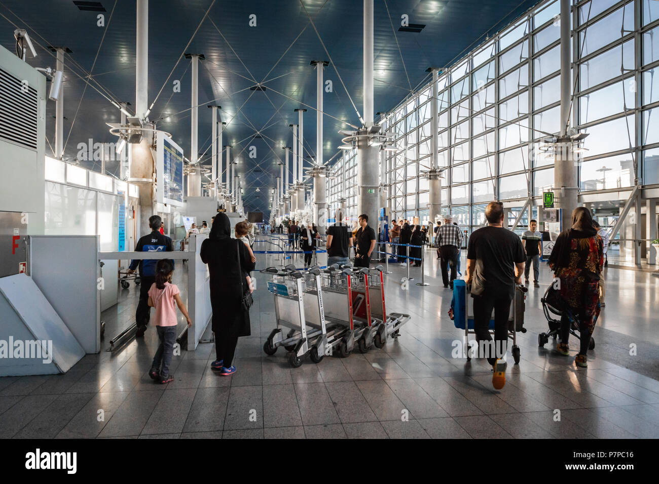Tehran, Iran June 2018 Tehran Imam Khomeini International Airport