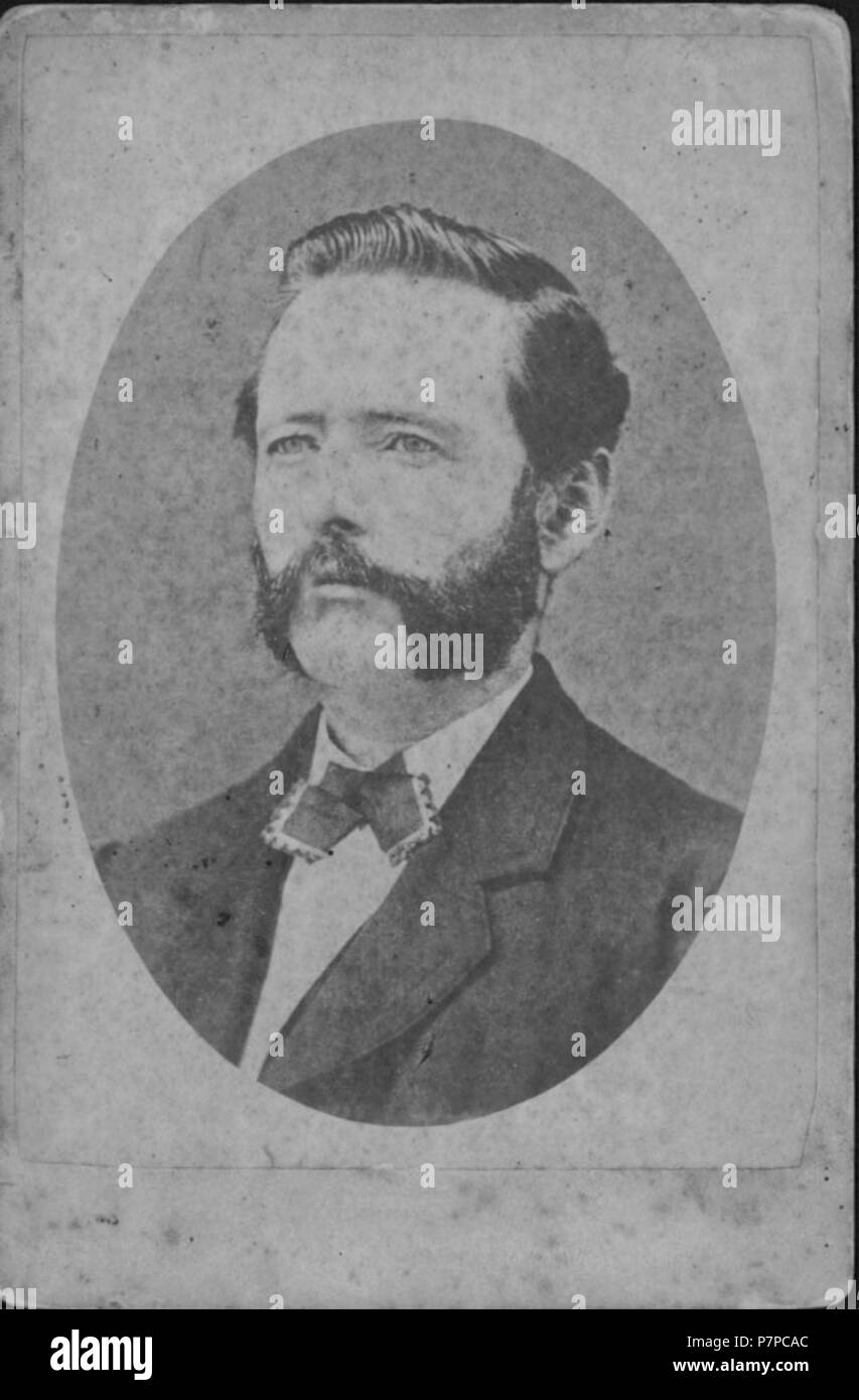 English: William Atcheson Markham (July 10, 1831–February 2, 1882). Port Surveyor for Honolulu. before 1882 261 William Atcheson Markham Stock Photo
