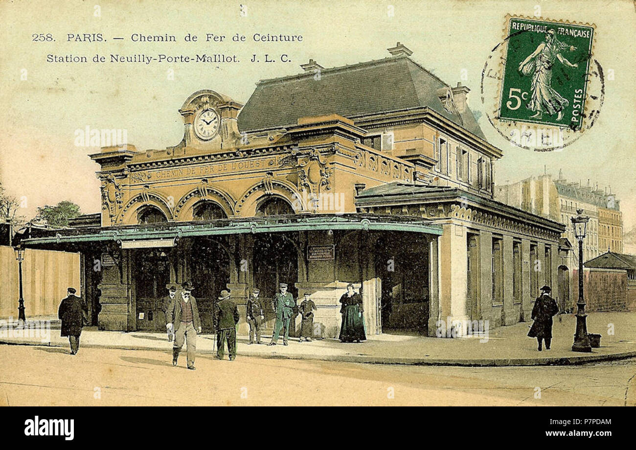 Français : gare de la porte Maillot vers 1900 . 23 December 2014, 16:09:07  167 Gare porte maillot Stock Photo - Alamy