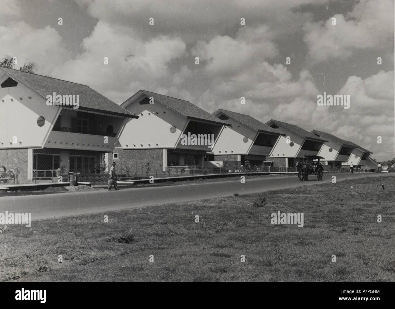 N/A. N/A 405 Woningen van de staf van BPM Stock Photo