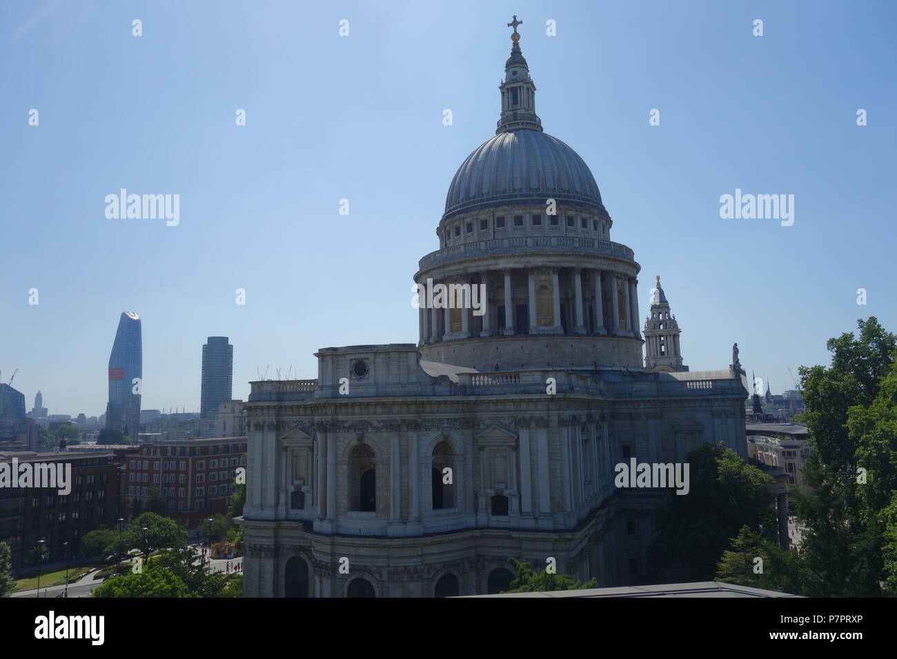 St Paul's Cathedral from One New Change, London, UK Stock Photo