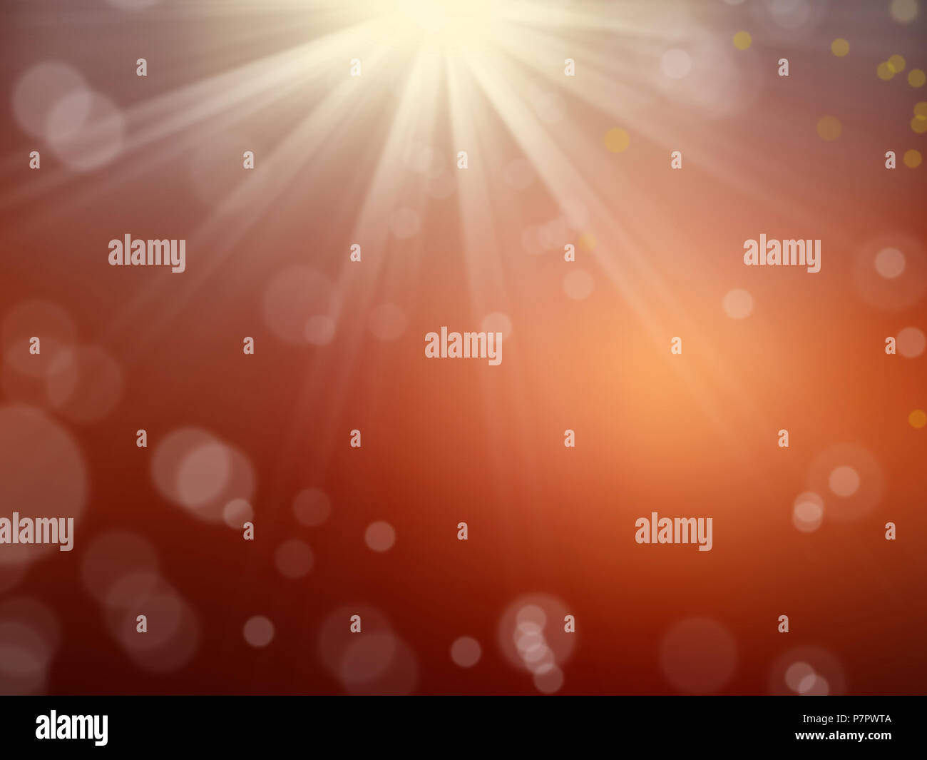 background image of defocused abstract lights and beam of light over