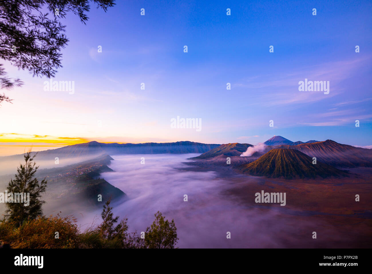 Mt.Bromo, East Java, Indonesia Stock Photo