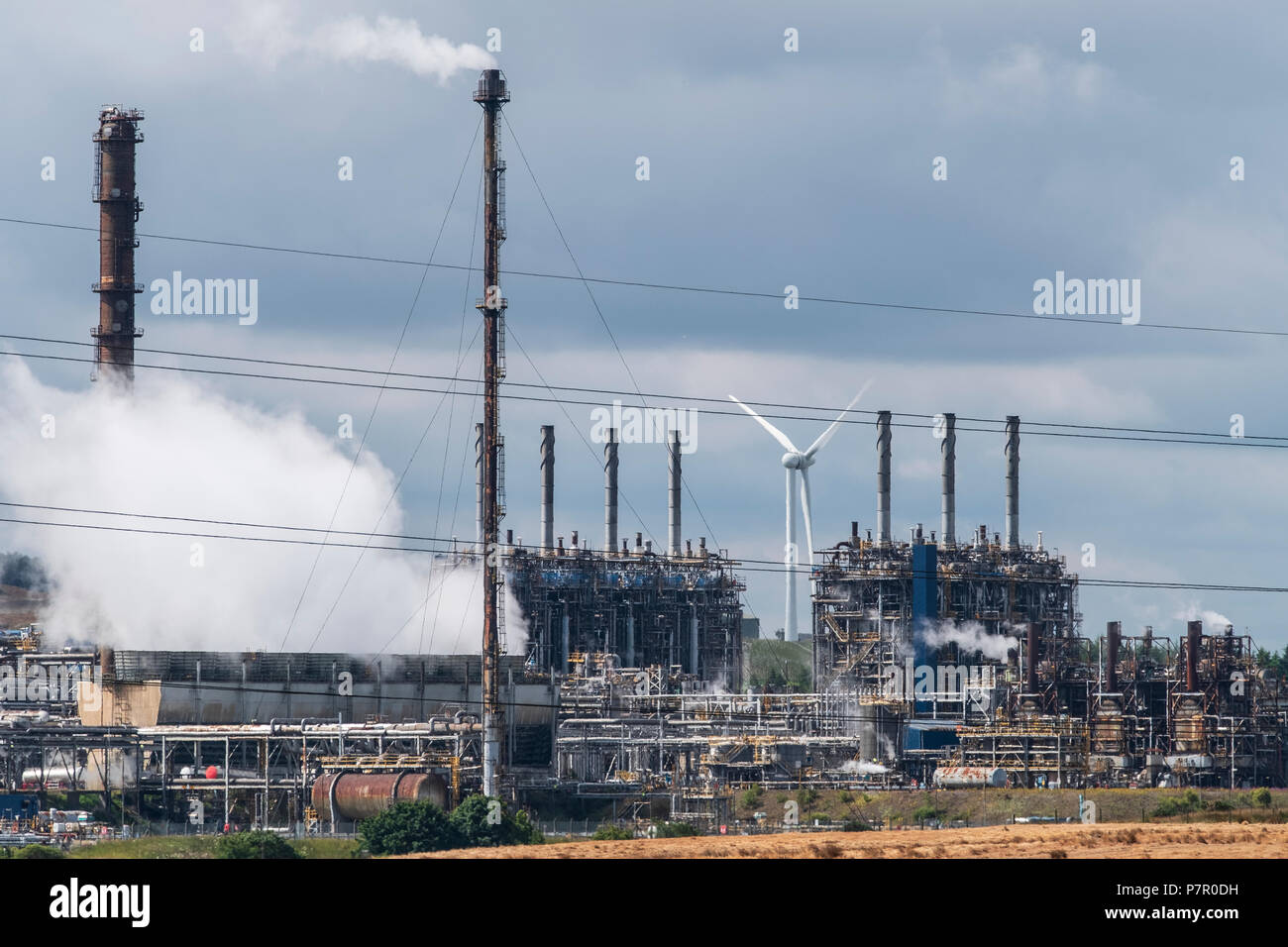 Mossmorran petrochemical plant in Fife, Scotland, UK Stock Photo