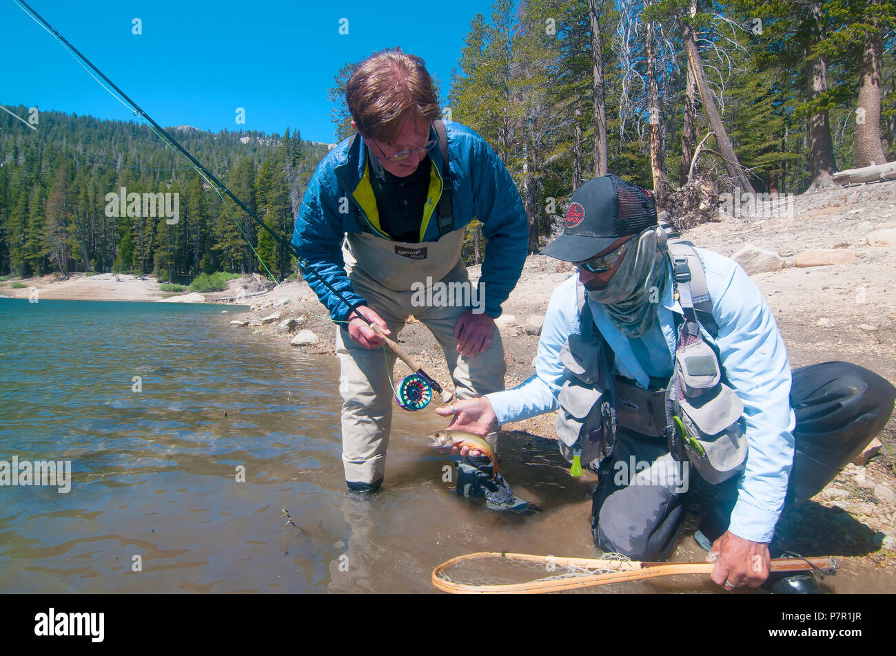 Many of the small lakes in the Mammoth Lakes area offer excellent