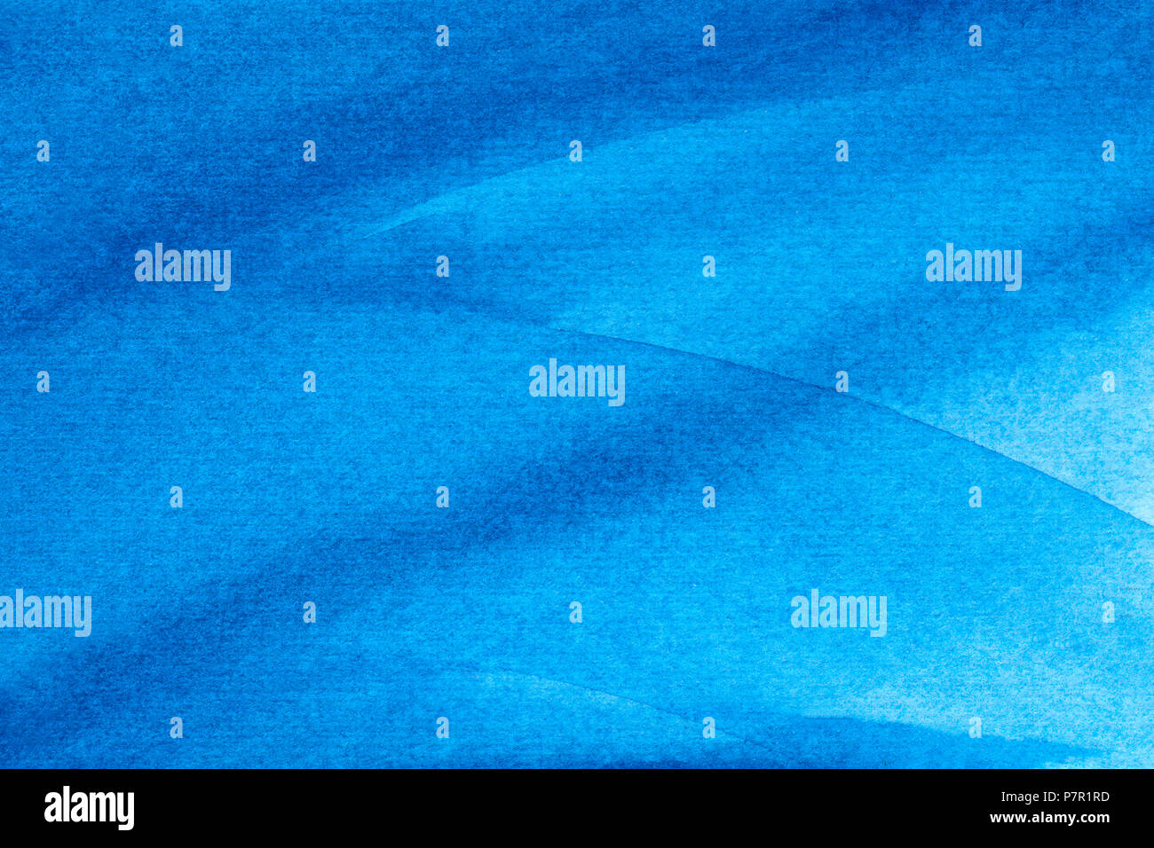Blue watercolor scanned background Stock Photo - Alamy