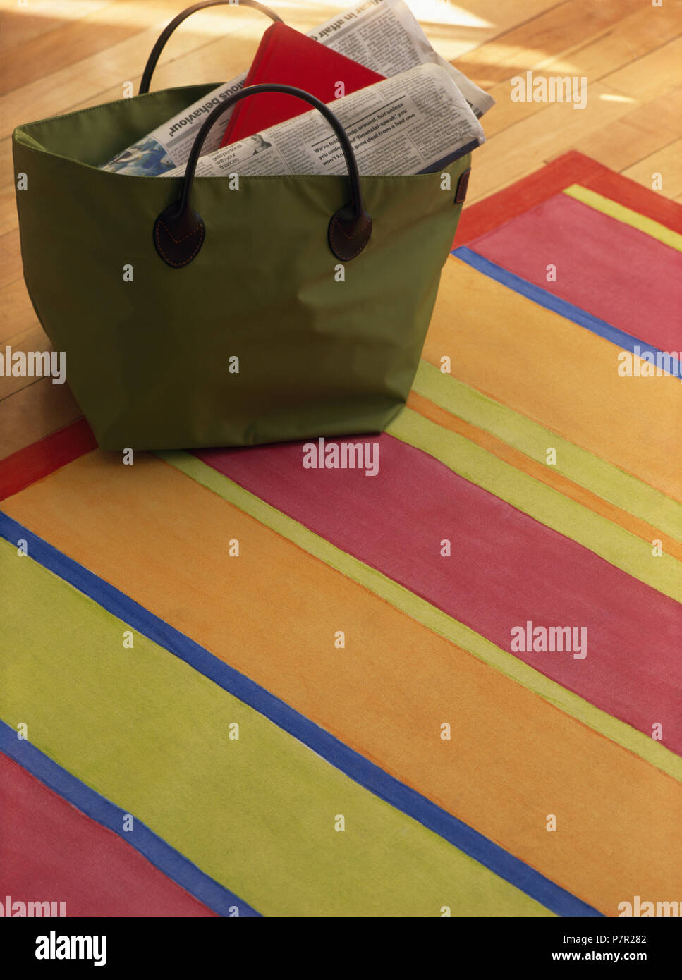 Green Rug Bag Green rugs hi-res stock photography and images - Alamy
