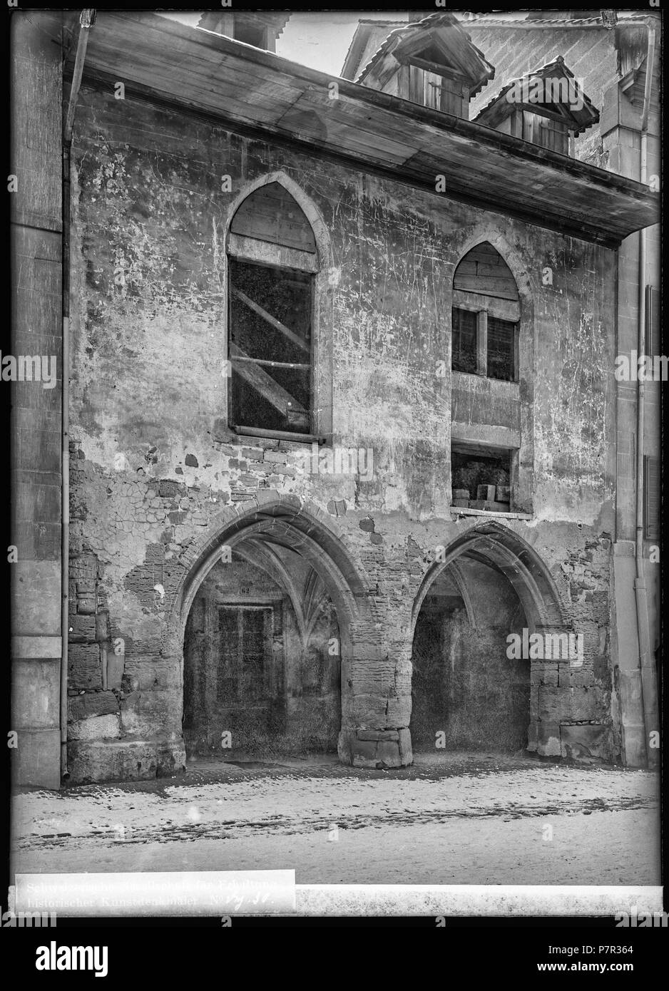 67 CHNB Bern, Antonierkirche, vue partielle extérieure Collection