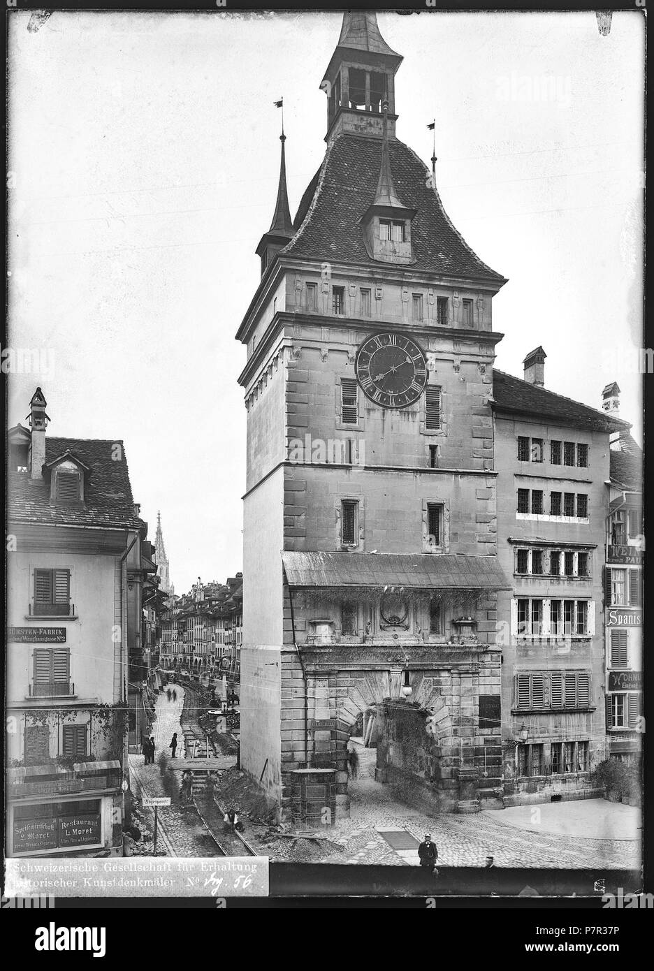 67 CH-NB - Bern, Käfigturm, vue d'ensemble extérieure - Collection Max ...