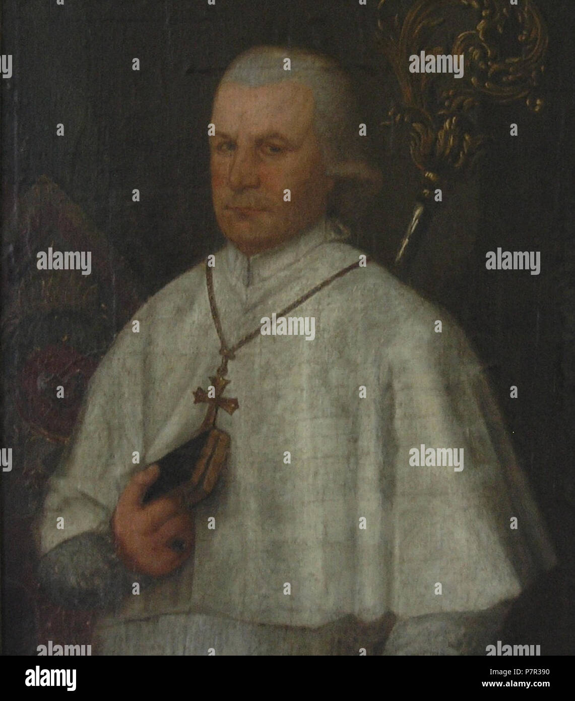 Deutsch: Abt Gilbert Surges (1734 – 1822) . circa 1800 12 Abt Gilbert Surges Stock Photo