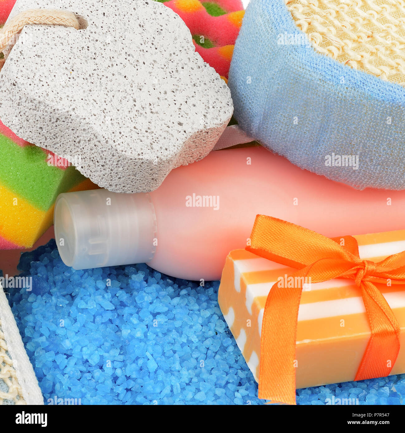 soap and other personal hygiene products Stock Photo Alamy