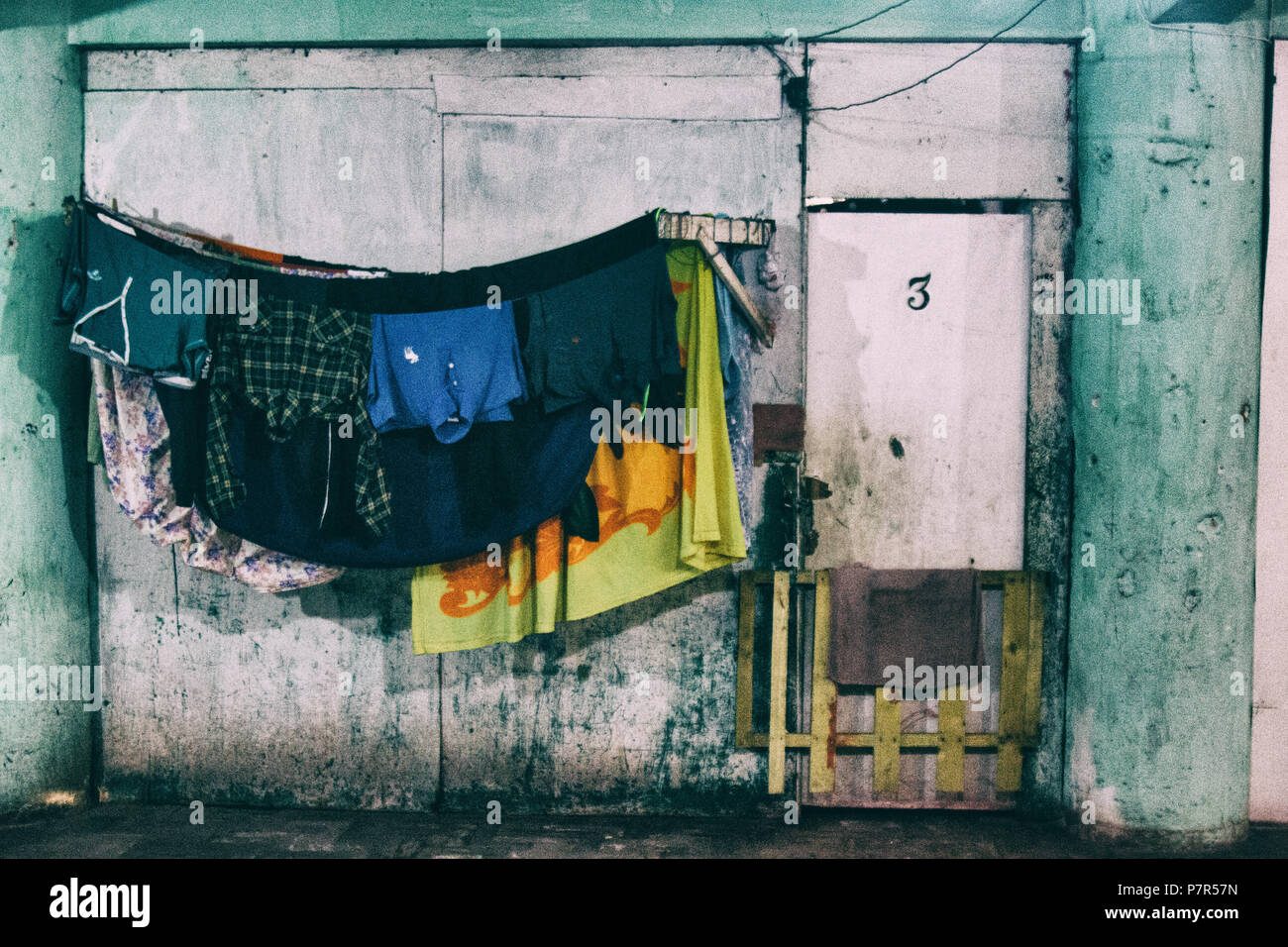 Inside falling apart building hi-res stock photography and images - Alamy